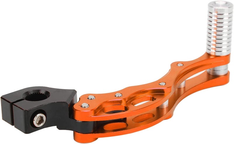 CFTGIW Kick Starter Kickstarter Lever Motorcycle Kick Start Lever Kick Starter Start Lever High Strength Aluminum Alloy Universal Accessory for Motorcycle Scooter (Orange) - Image 4